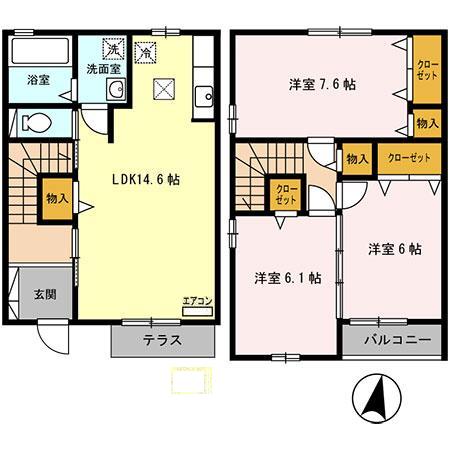 シャイニーコート(棟割)