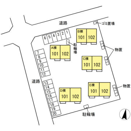 シャイニーコート(棟割)